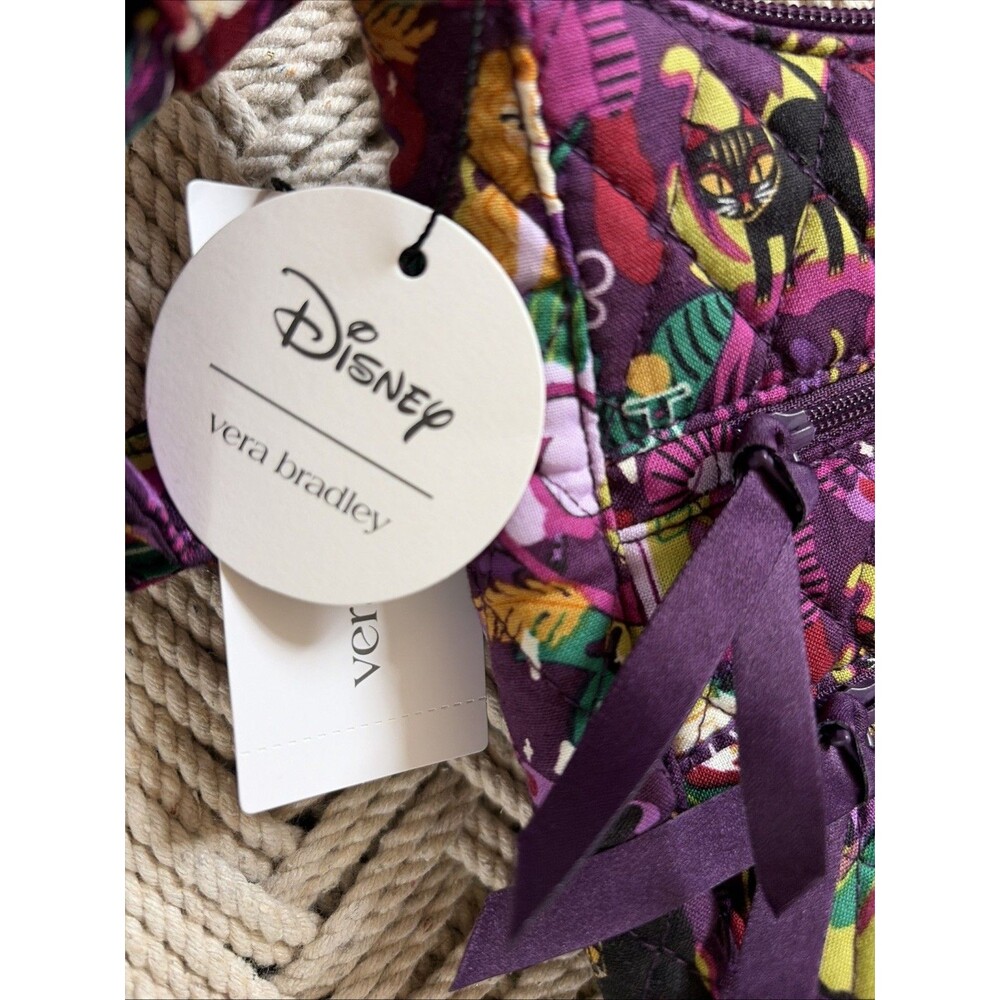 Vera Bradley Disney Hocus Pocus Sanderson Sisters Triple Zip Crossbody Bag NWT - Picture 4 of 4